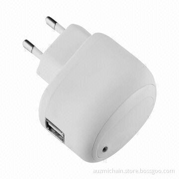 USB Wall Charger, Single USB Port, 2.1A USB Home Charger
